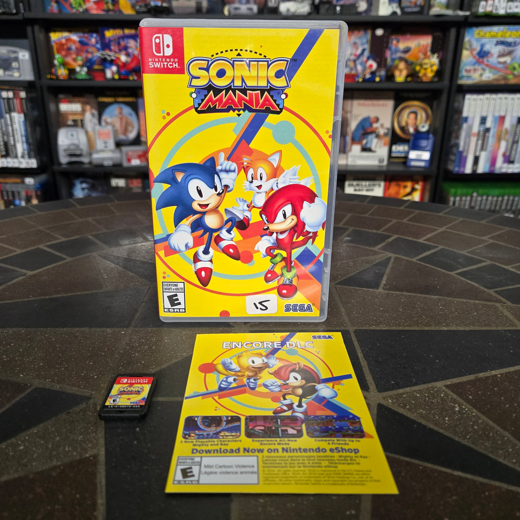 Sonic Mania - Nintendo Switch - Authentic, Cleaned & Tested!