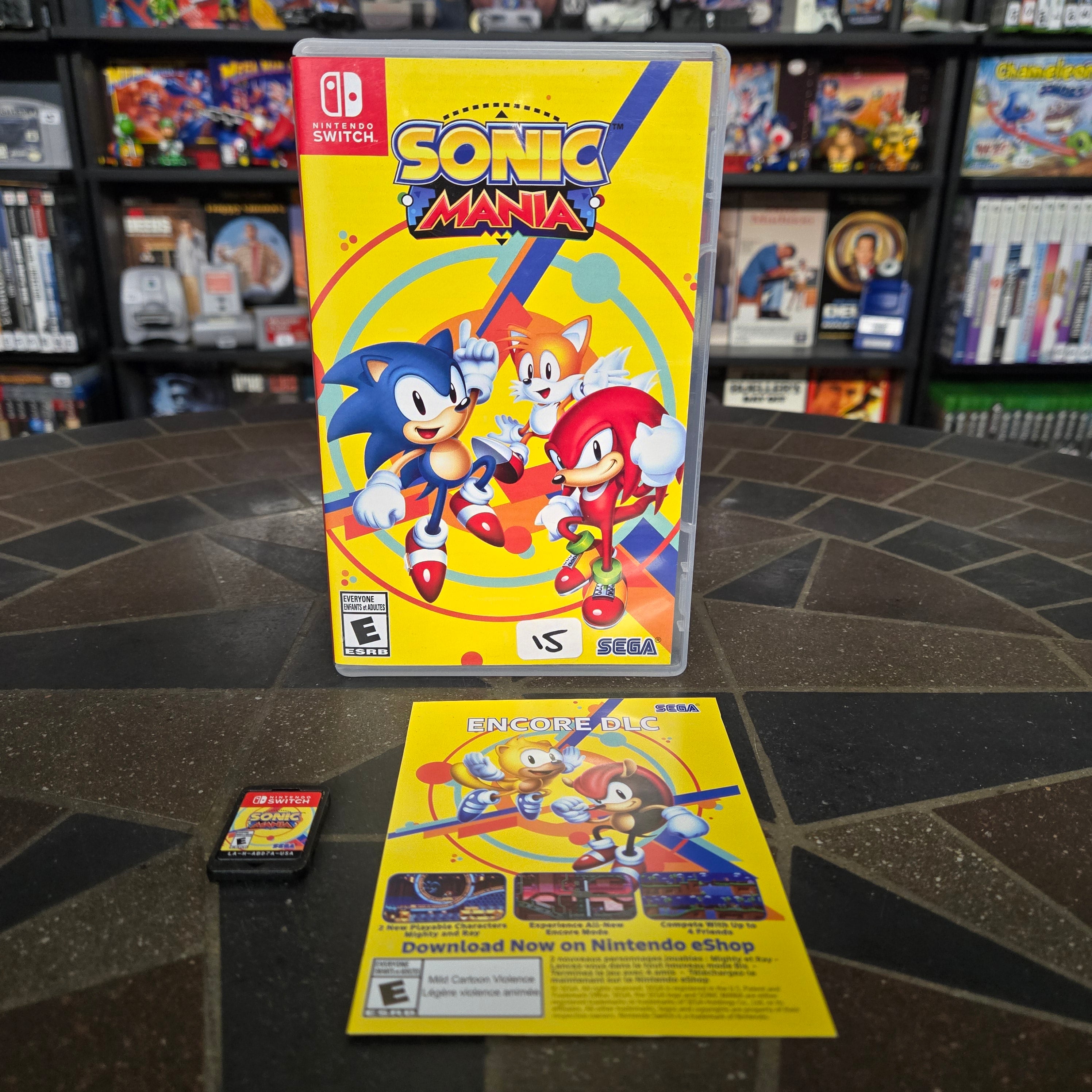 Sonic Mania - Nintendo Switch - Authentic, Cleaned & Tested!