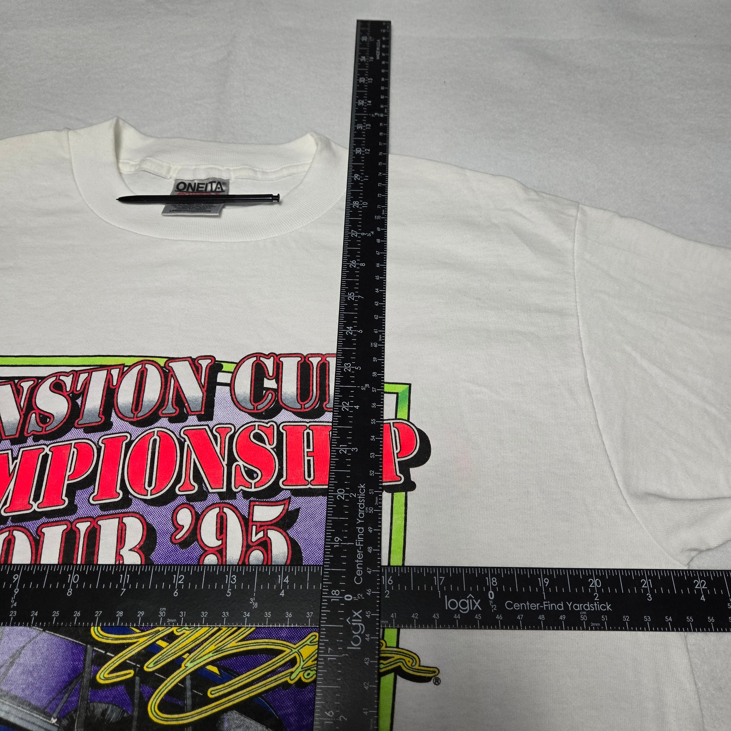 Jeff Gordon Winston Cup 95 Championship Tour Shirt NASCAR Large L 1995 NWOT NEW