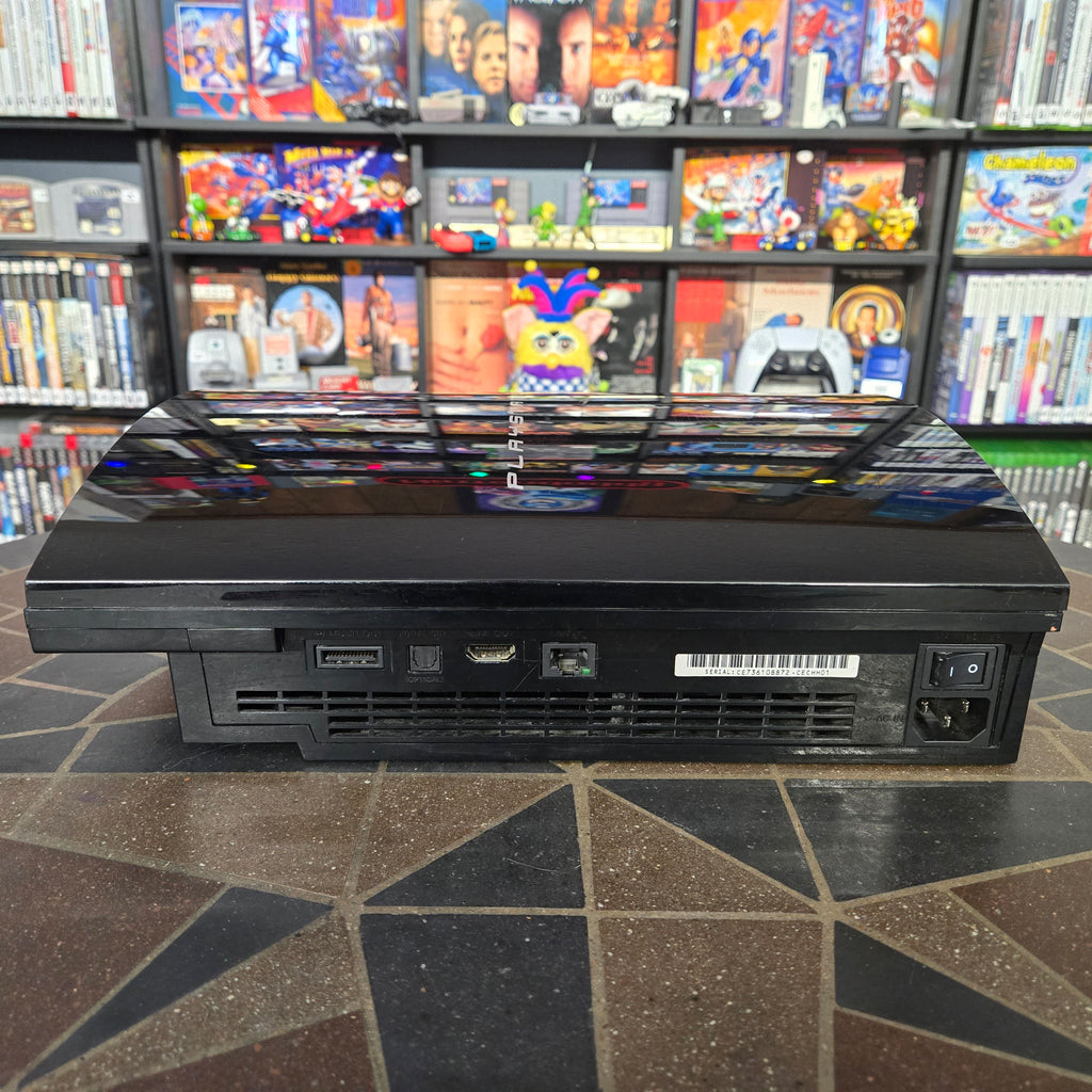 Sony PlayStation 3 PS3 Fat 40GB CECHH01 Console, Controller & Cords TESTED RESET