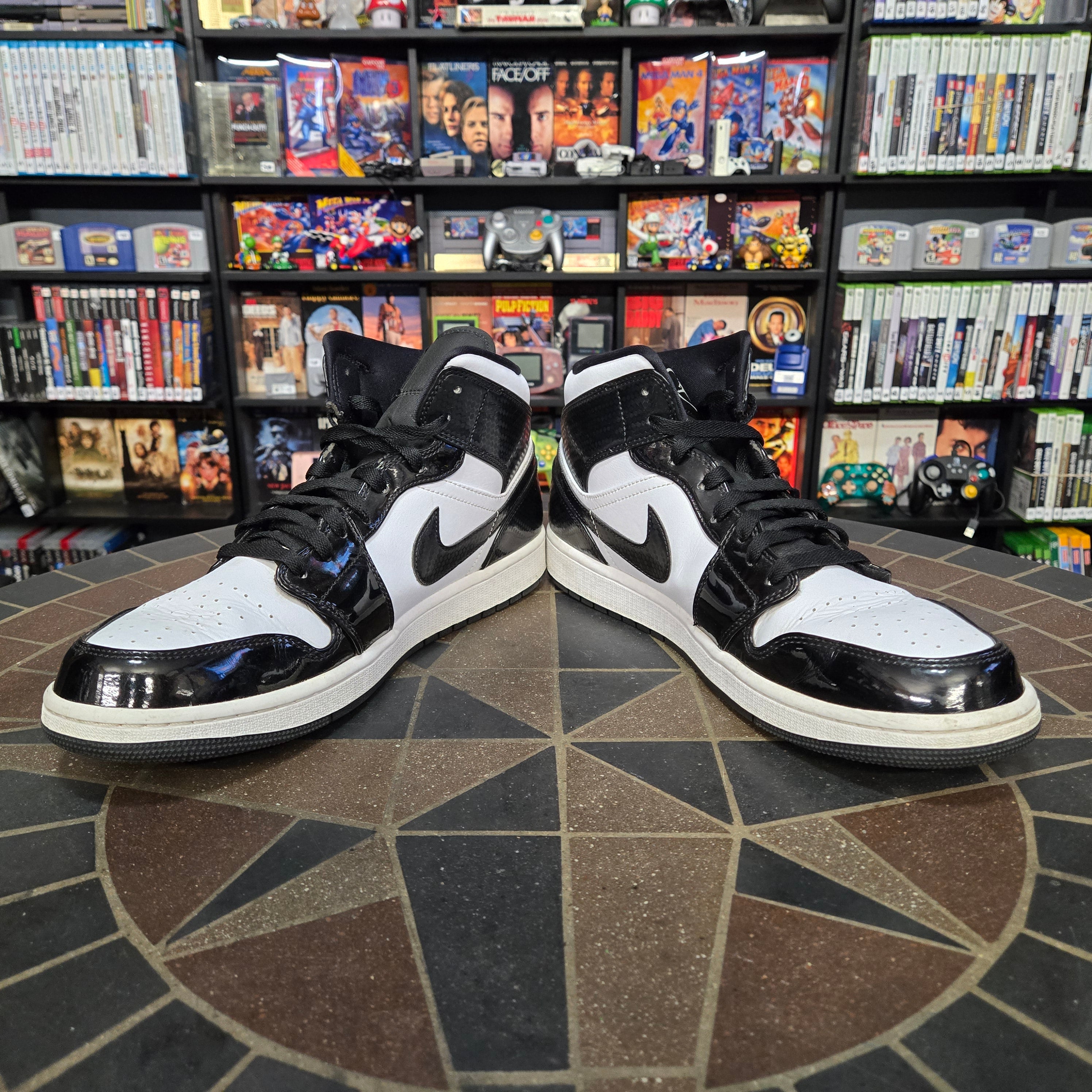 Men's Size 13 - Nike Jordan 1 Mid Carbon Fiber All Star - DD1649-001 GOOD SHAPE!