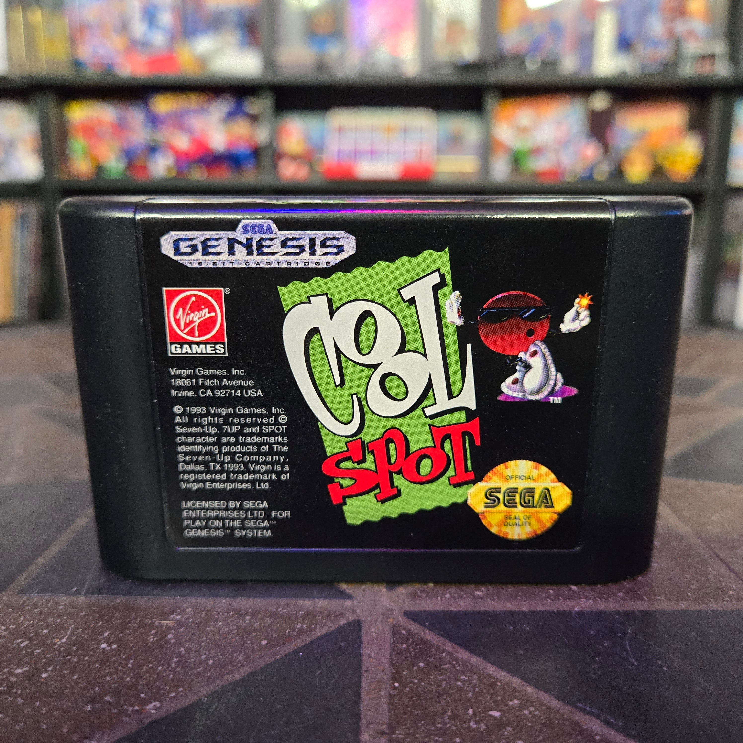 Cool Spot (Sega Genesis, 1993) Complete CIB - VERY NICE SHAPE!