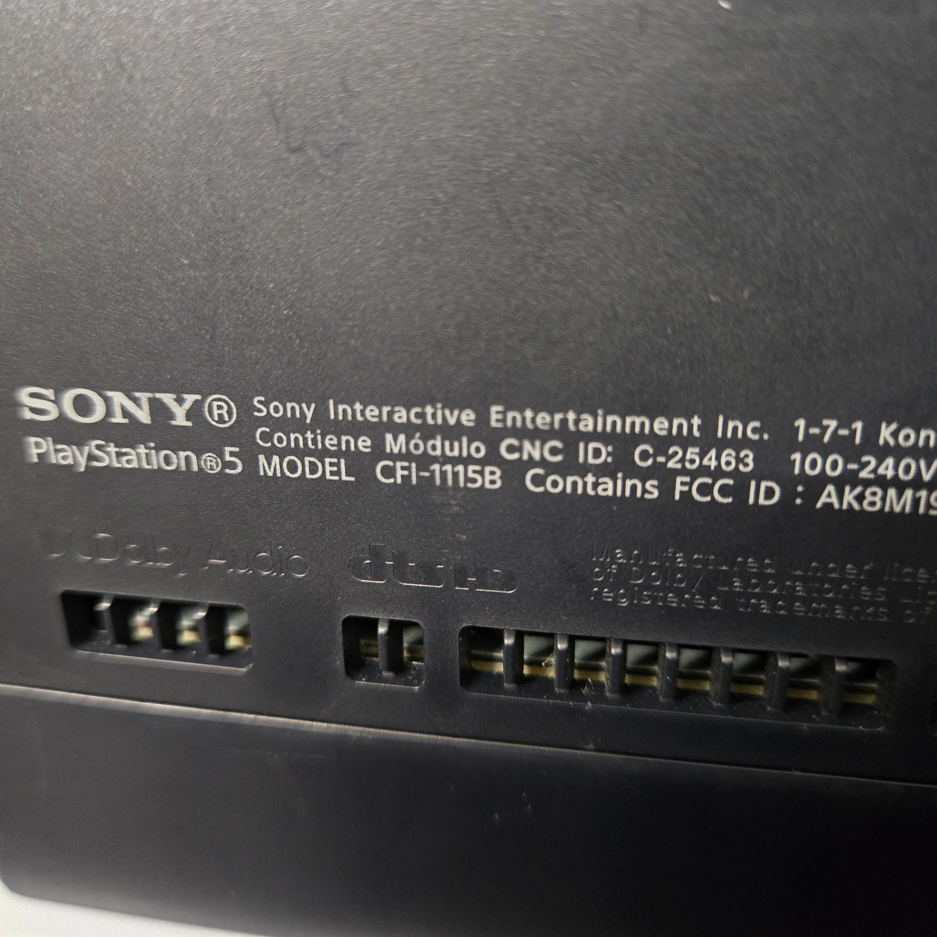 Sony PlayStation 5 Digital Edition PS5 825GB White Console Gaming System TESTED