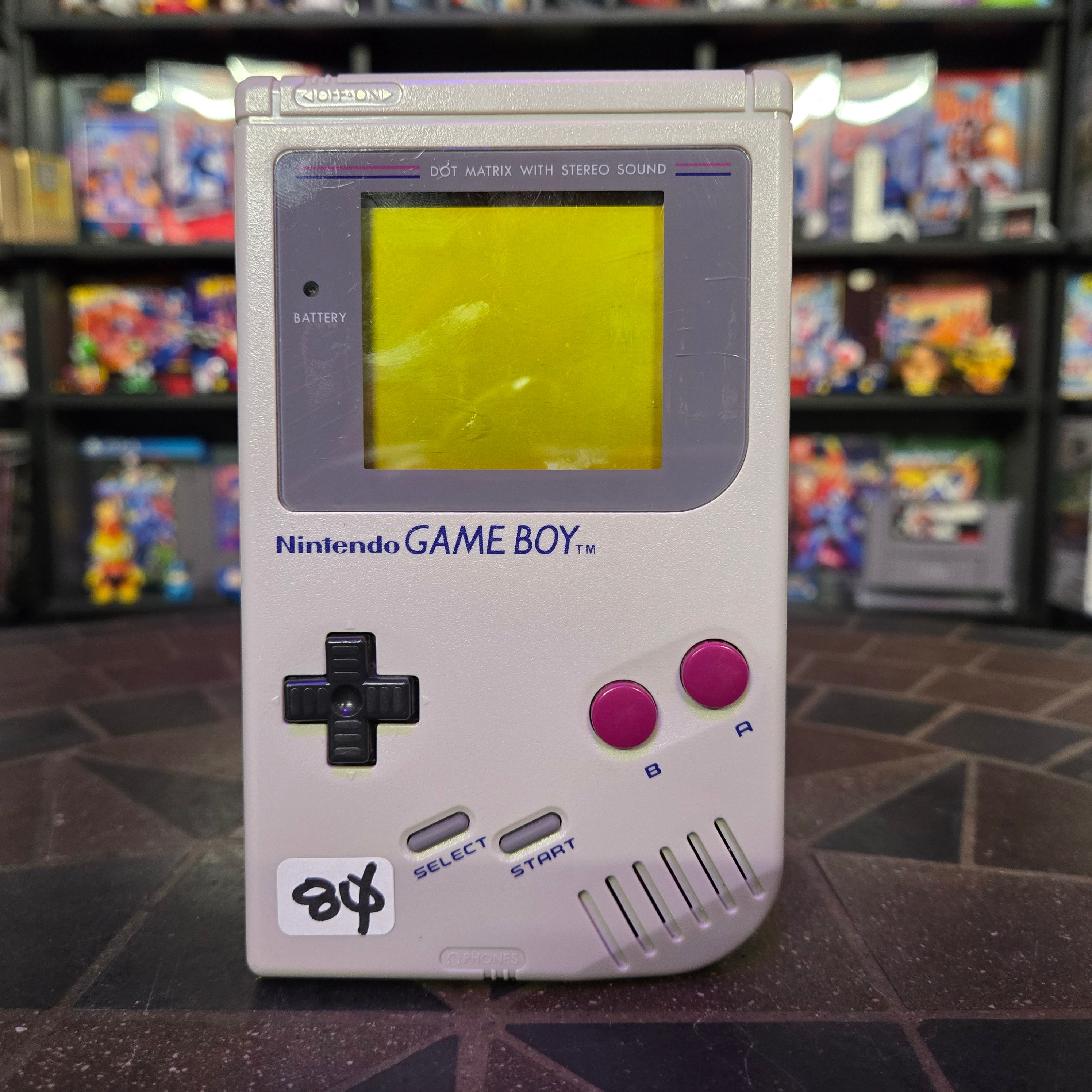Nintendo Game Boy Launch Edition Handheld System - Gray - Tested Working 100%!