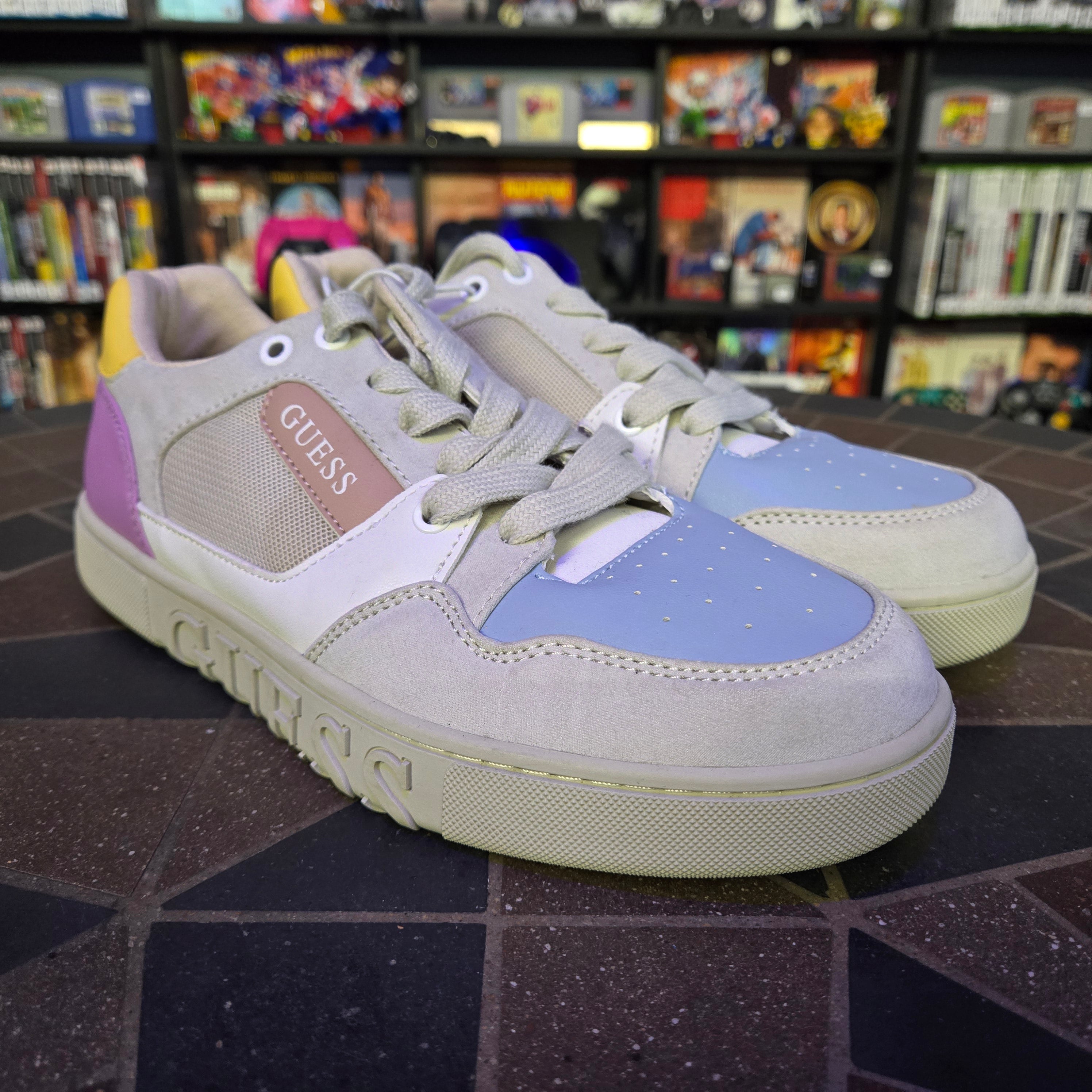 Guess Women’s Julien Bone Multi-Color Shoes Size 7.5 Pastel Easter Colors NWT