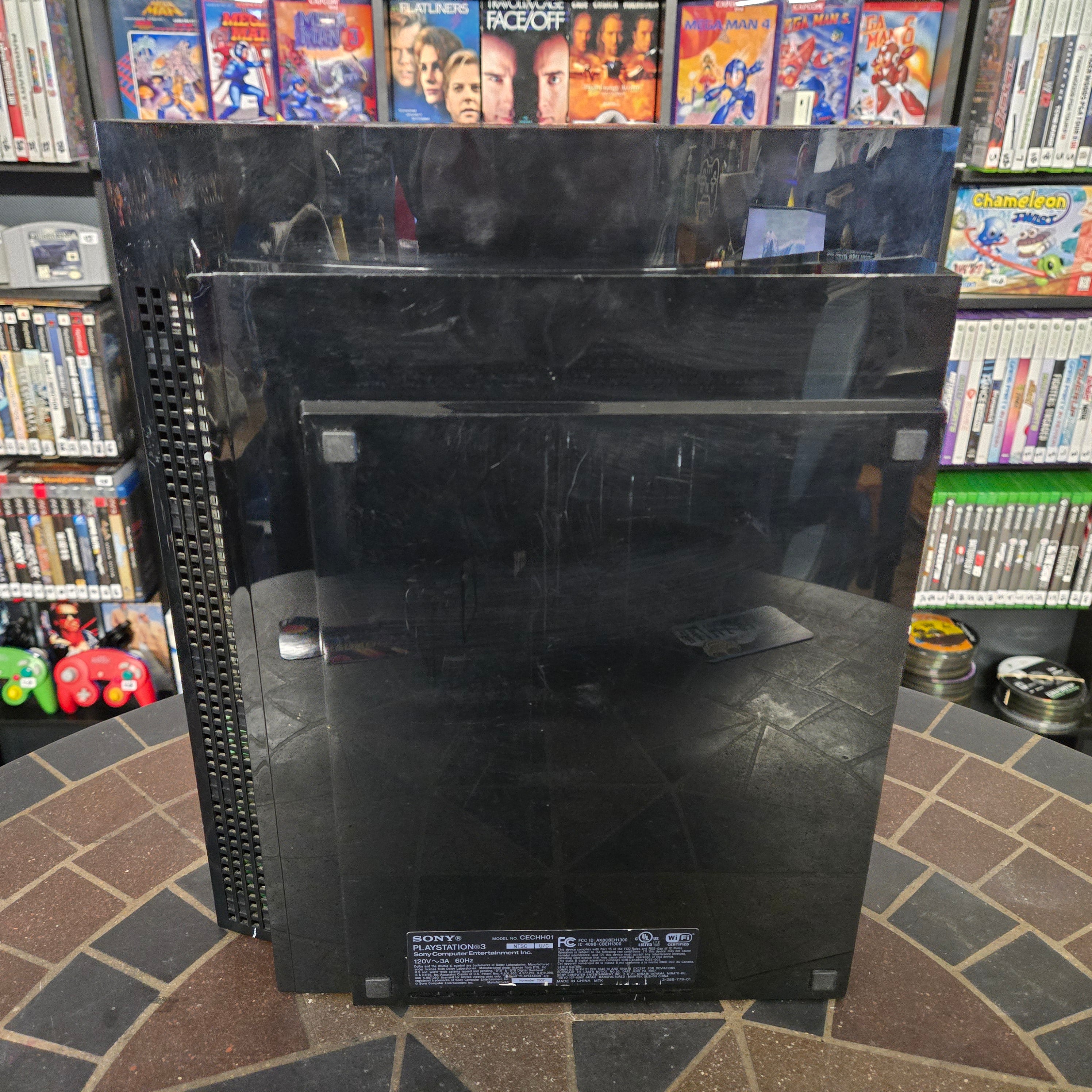 Sony PlayStation 3 PS3 Fat 40GB CECHH01 Console, Controller & Cords TESTED RESET