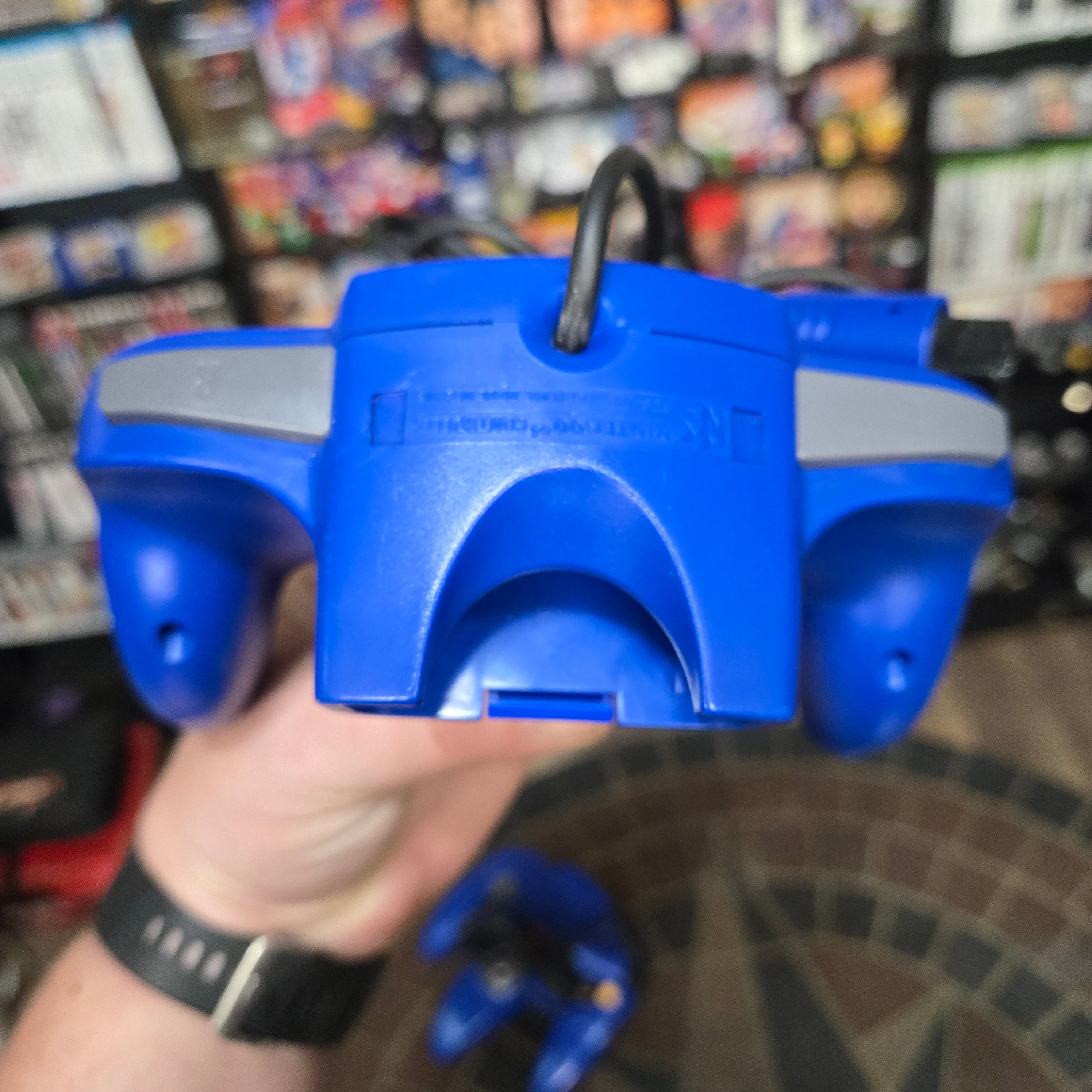 Nintendo 64 N64 (NUS-005) Controller - Original Blue Authentic w/ OG Good Stick
