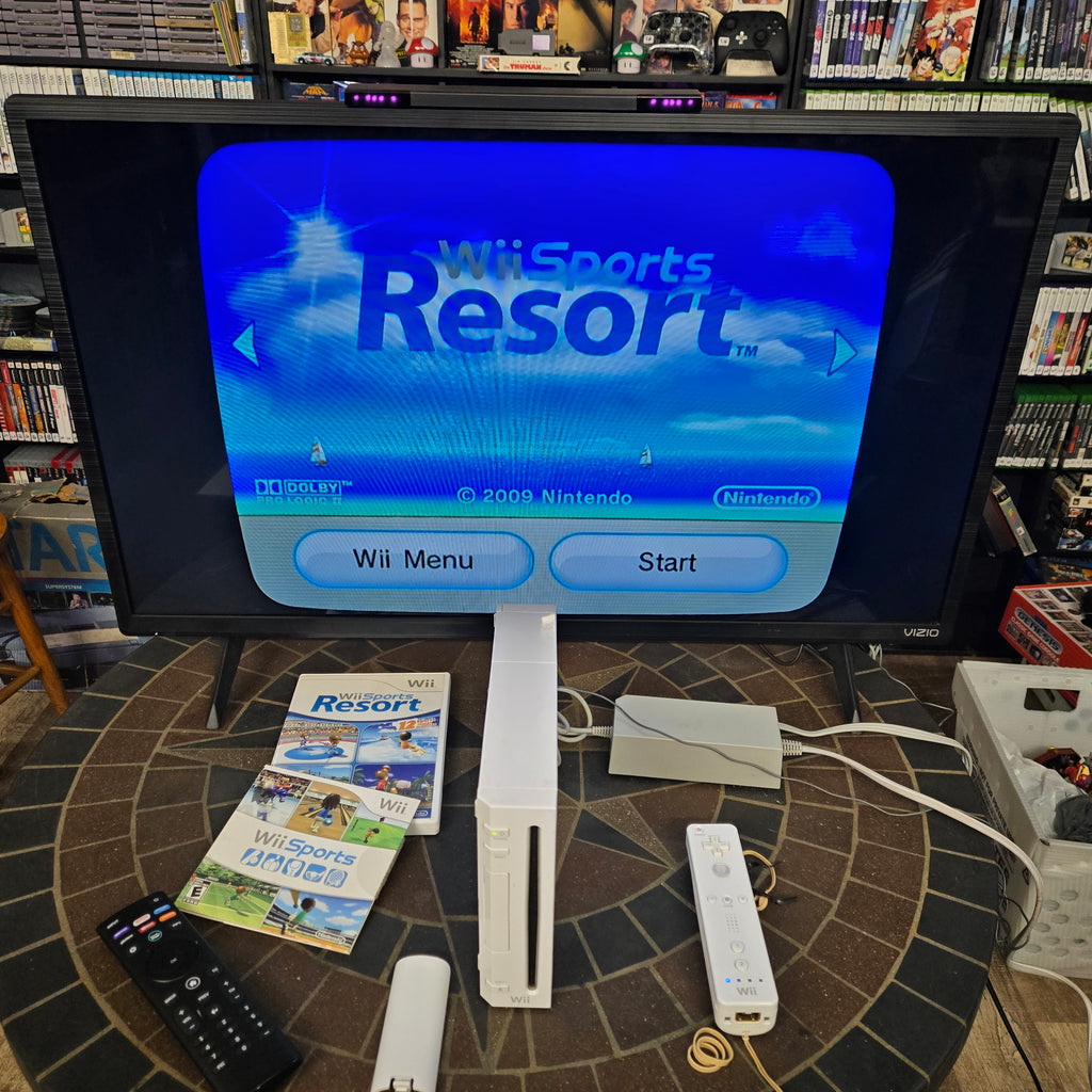 RARE Nintendo Wii Console Sports & Resort Special Value Edition Bundle in Box!