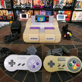 Super Nintendo SNES Console, 2 Controllers, Cords & Super Mario World - Tested!
