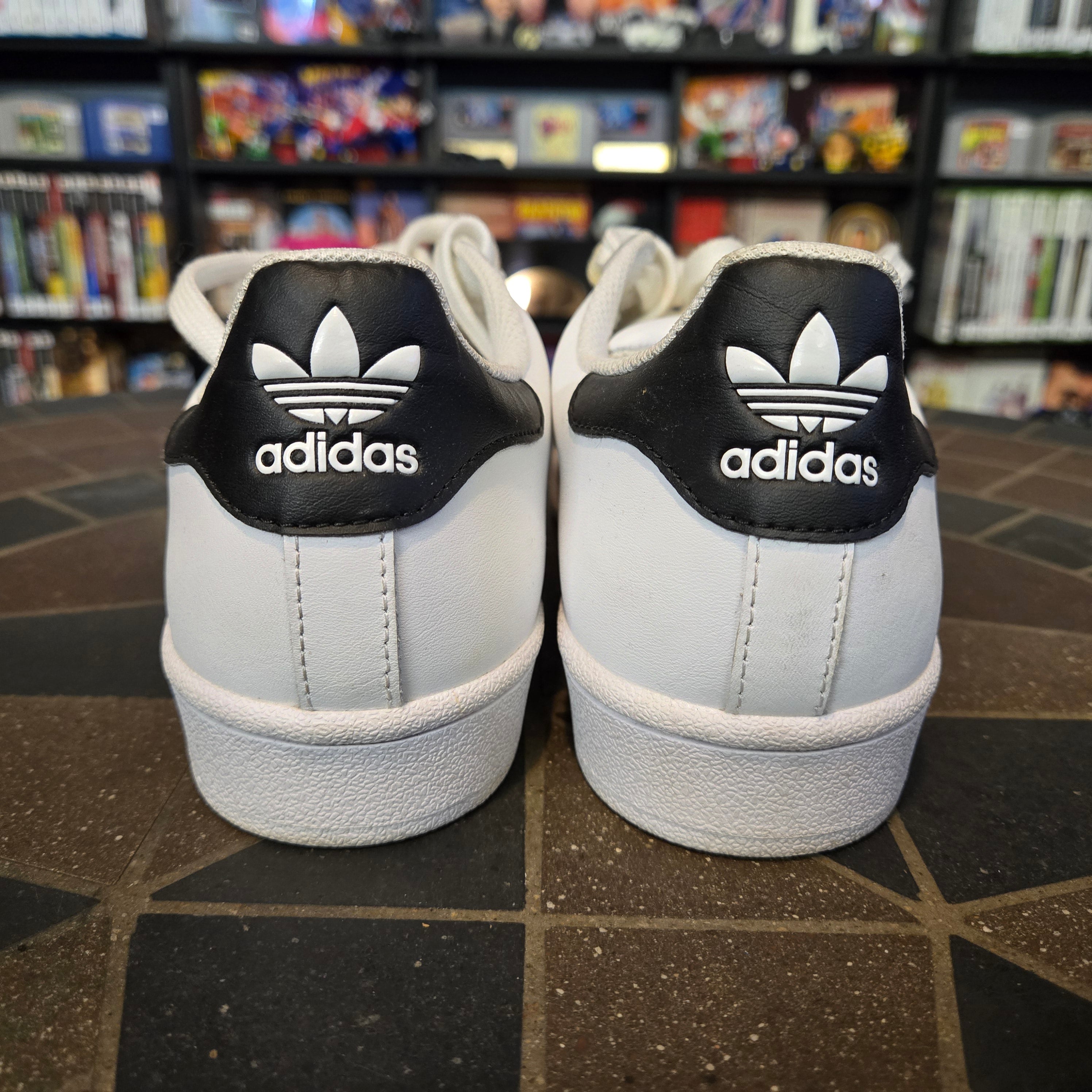 Adidas Originals Superstar Footwear Shoes White Black 2018 EG4958 Men's Size 7.5