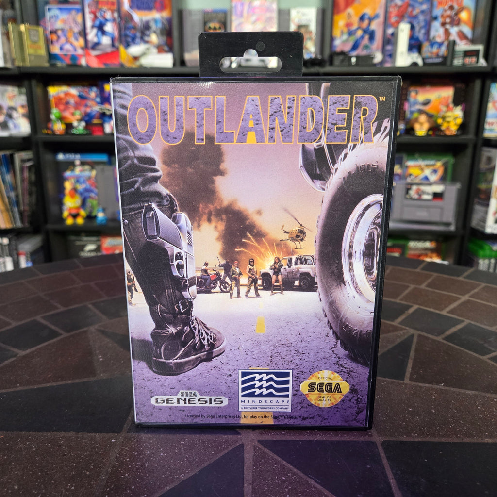 Outlander (Sega Genesis, 1992) Complete CIB - VERY NICE SHAPE!