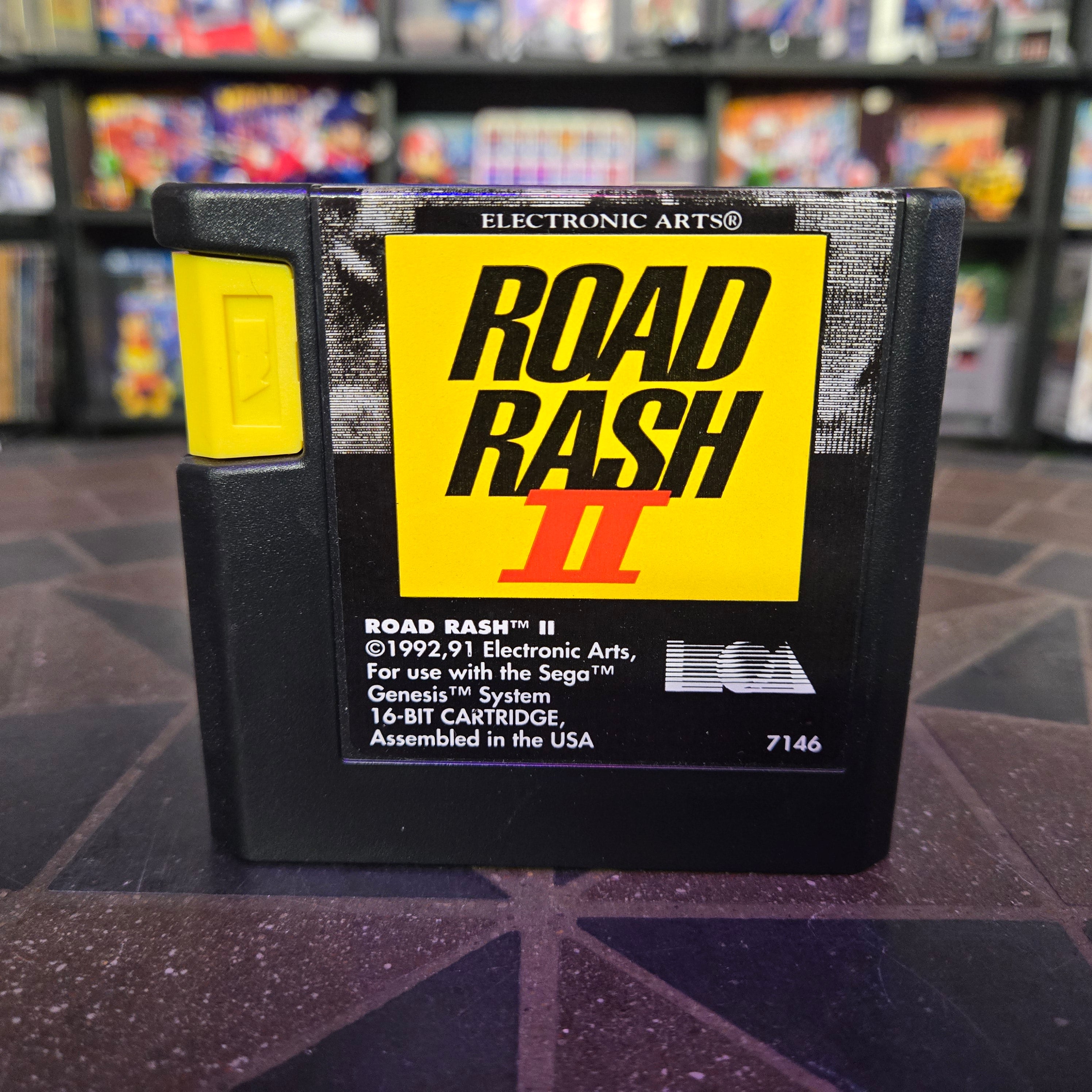 Road Rash II (Sega Genesis, 1992) Complete CIB - VERY NICE SHAPE!