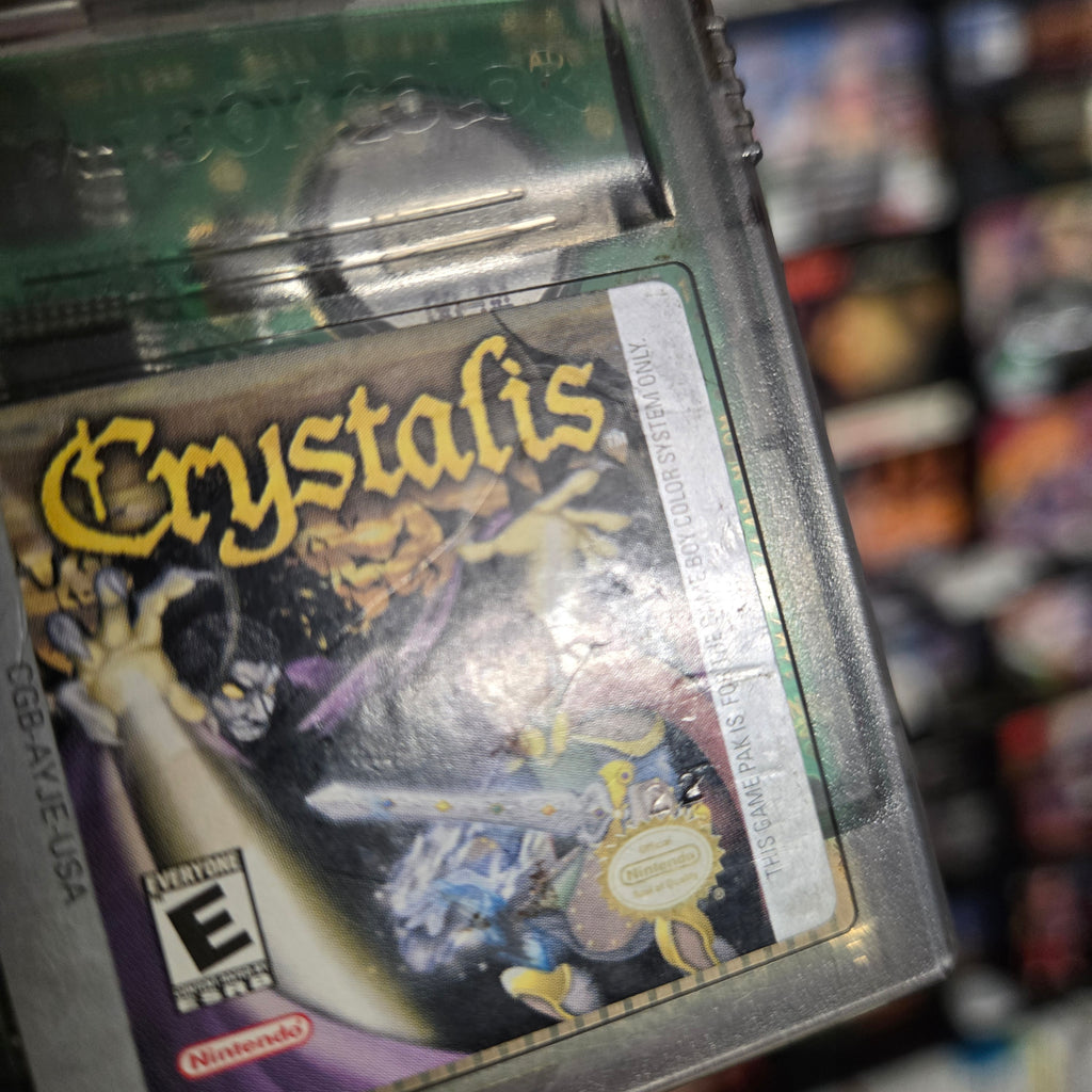 Crystalis (Nintendo Gameboy Color, 2000) GBC Authentic, Cleaned & Tested - SAVES