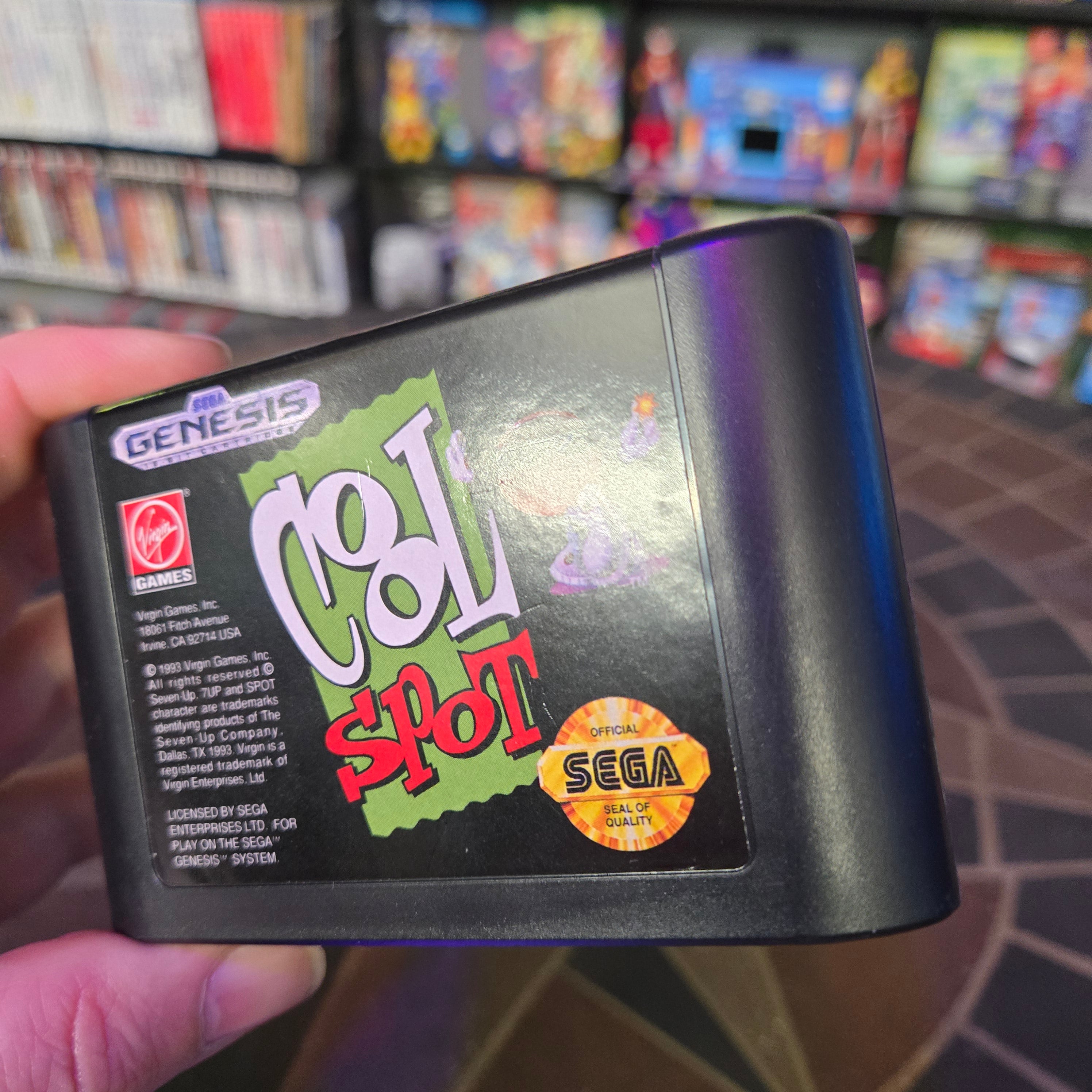 Cool Spot (Sega Genesis, 1993) Complete CIB - VERY NICE SHAPE!