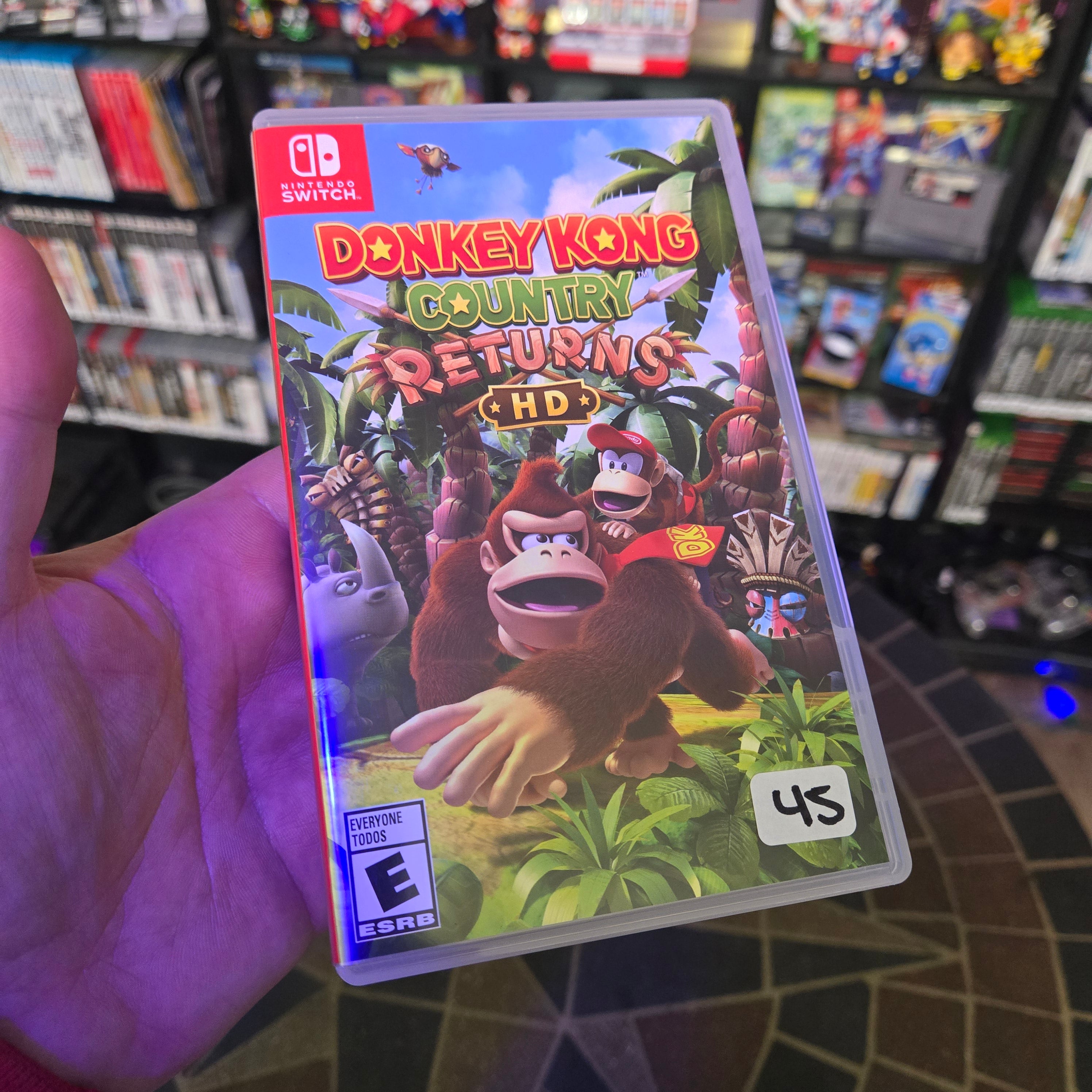 Donkey Kong Country Returns HD - Nintendo Switch - Complete in Case!