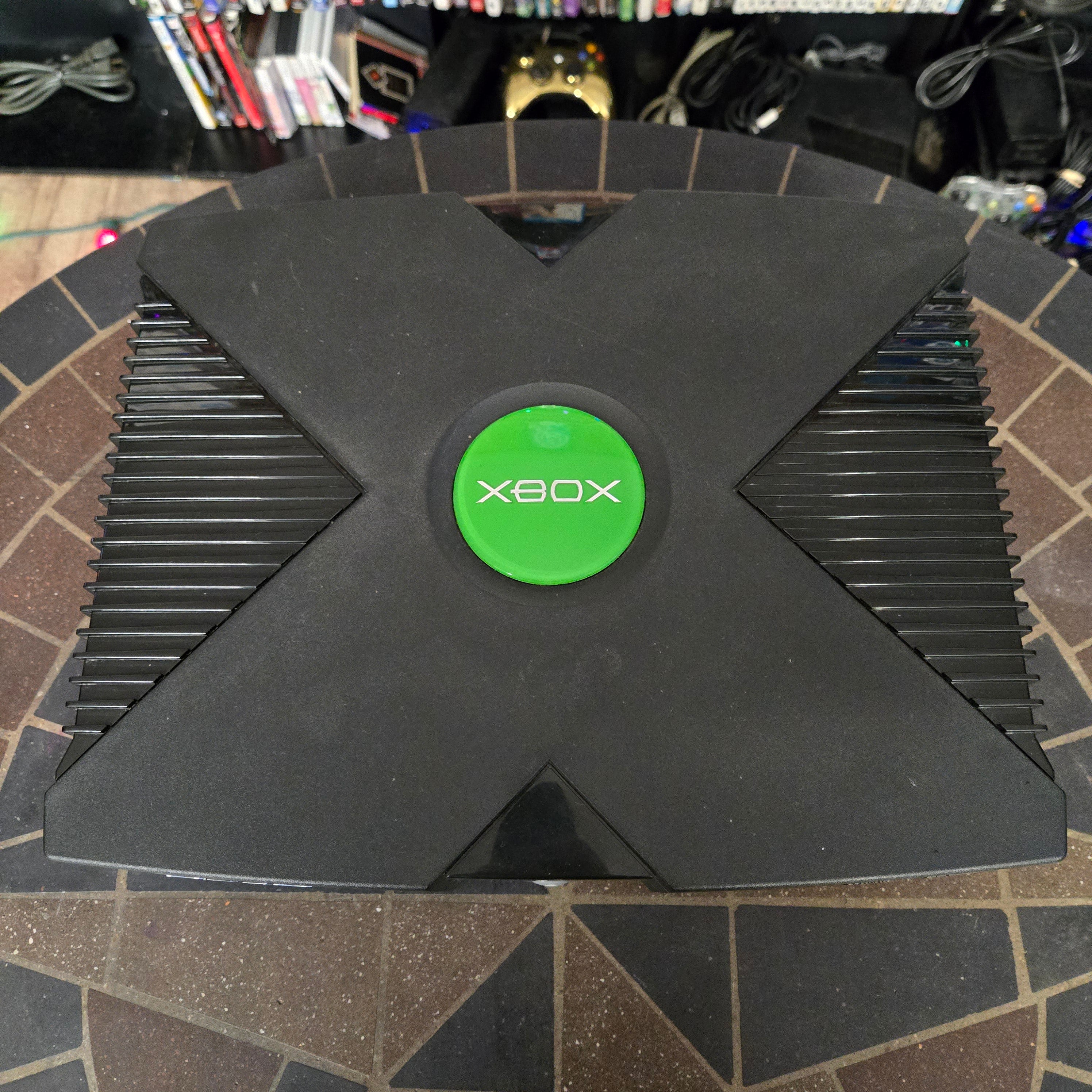 Microsoft Original OG Xbox Console, Official S Controller & Cords - TESTED!