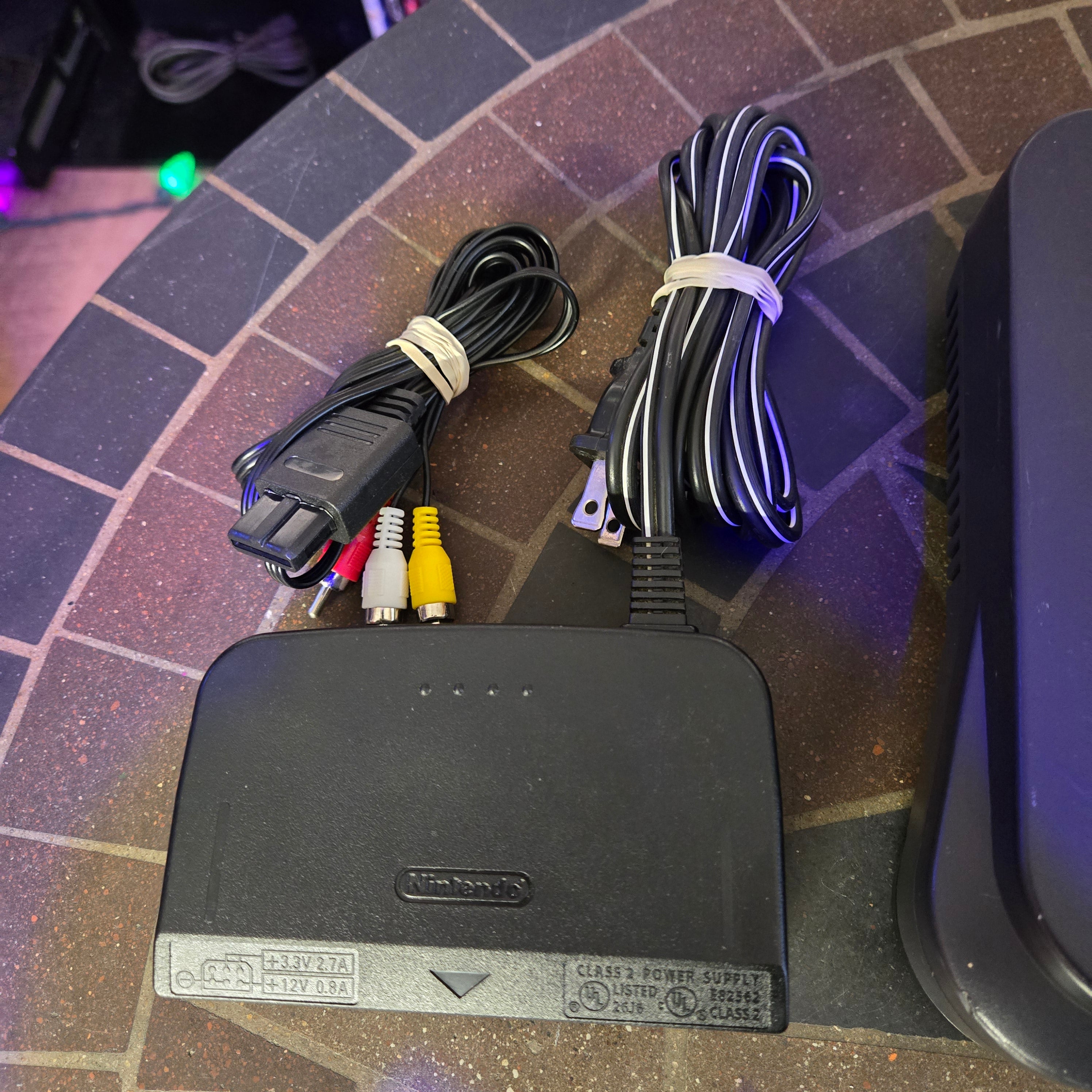 Nintendo 64 N64 Console, Official Controller, Jumper Pak & Cords CLEANED TESTED3