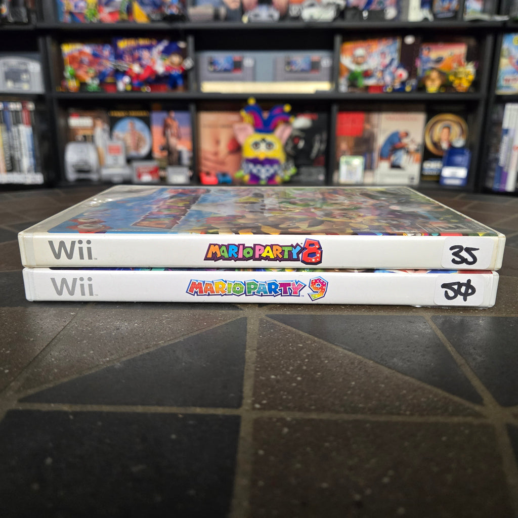 Mario Party 8 & 9 (Nintendo Wii) Authentic, Cleaned & Tested!