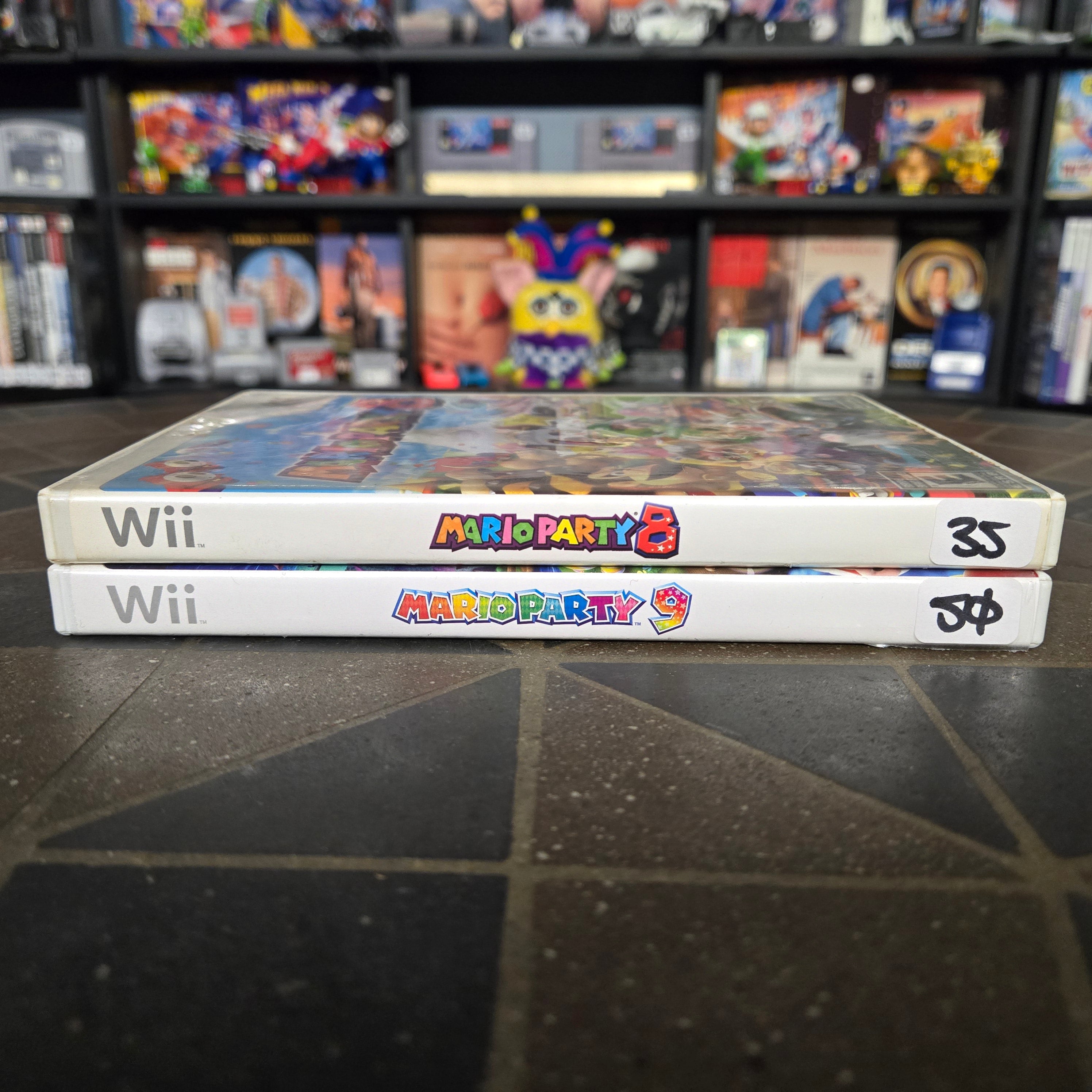 Mario Party 8 & 9 (Nintendo Wii) Authentic, Cleaned & Tested!