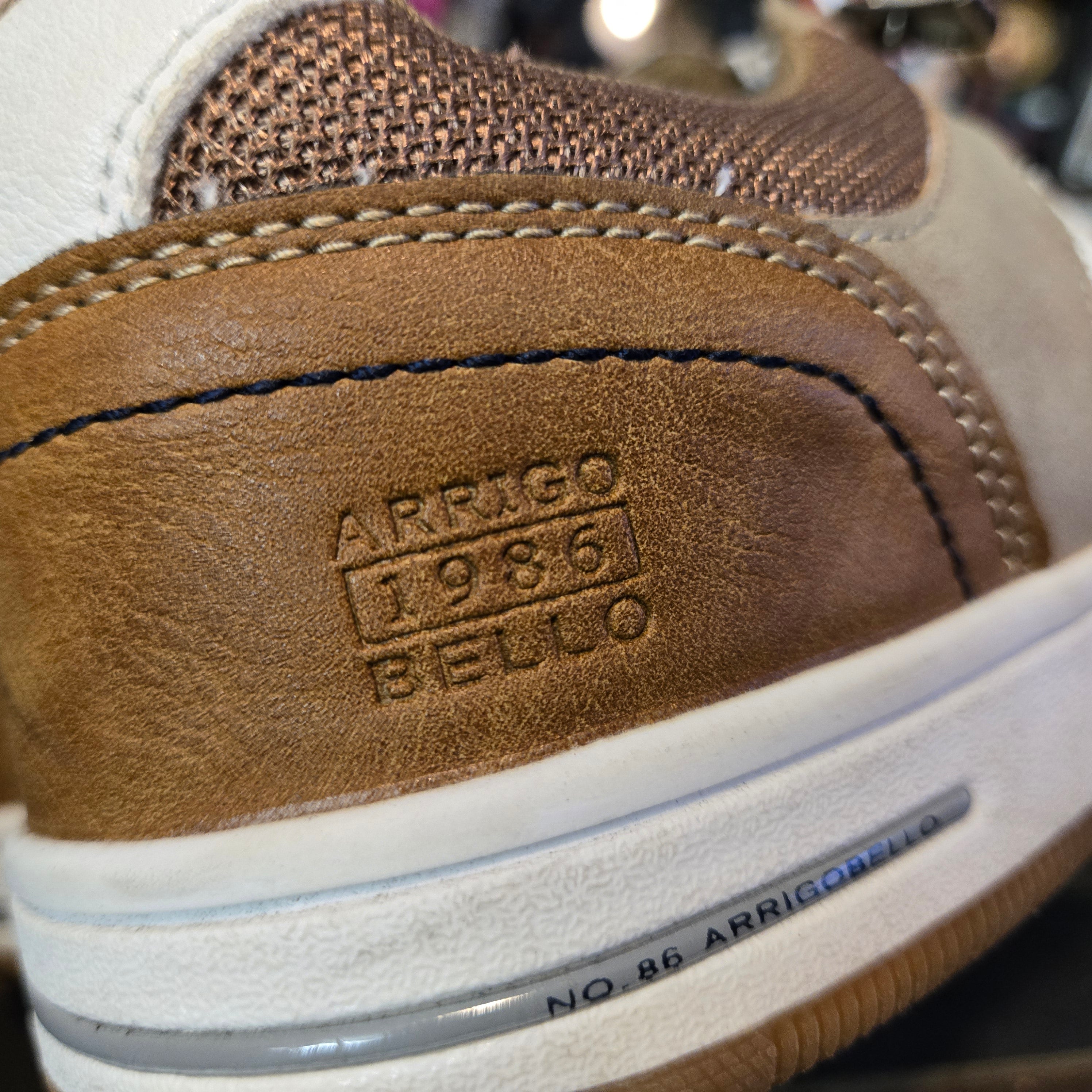 Arrigo Bello Mens Casual Comfort Shoes Fashion Breathable Sneakers Khaki Size 9