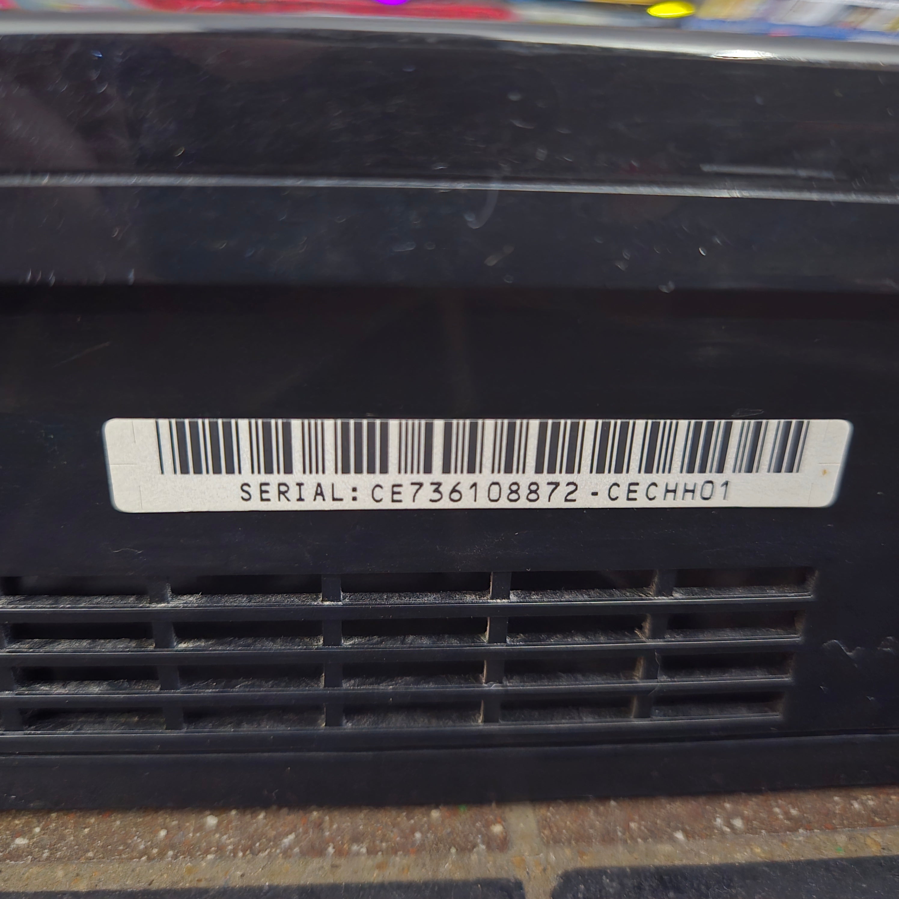 Sony PlayStation 3 PS3 Fat 40GB CECHH01 Console, Controller & Cords TESTED RESET