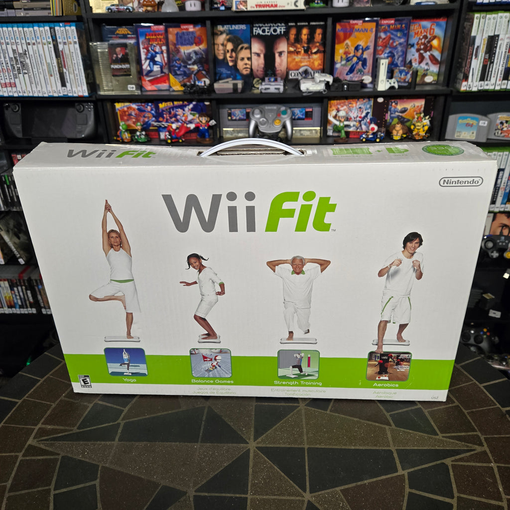 Wii Fit Balance Board & Wii Fit Complete CIB w/ 4 Feet, Original Box & Manual