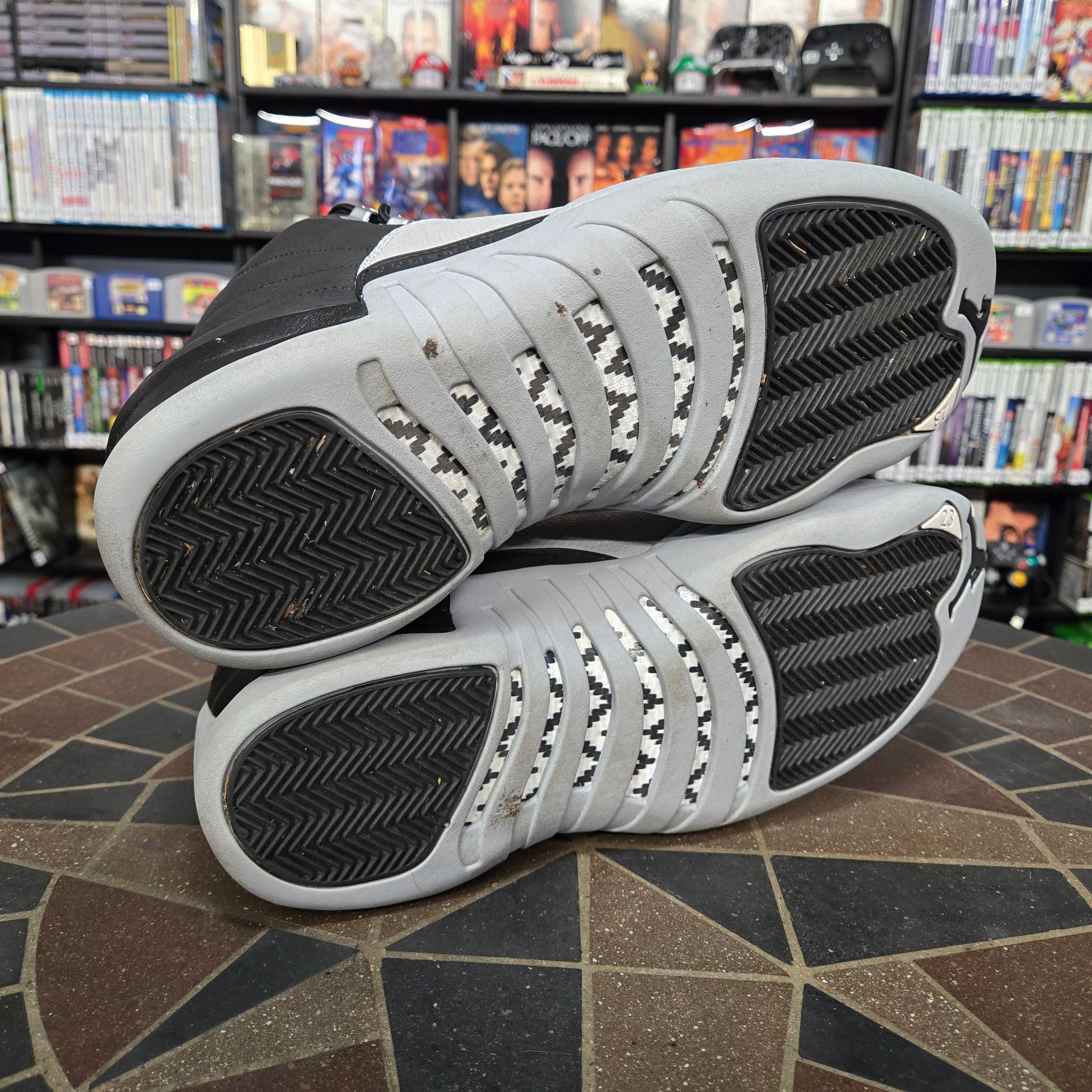 Nike Air Jordan 12 Retro Barrons 2024 Grey/Black Size 13 CT8013-010 Nice Shape!