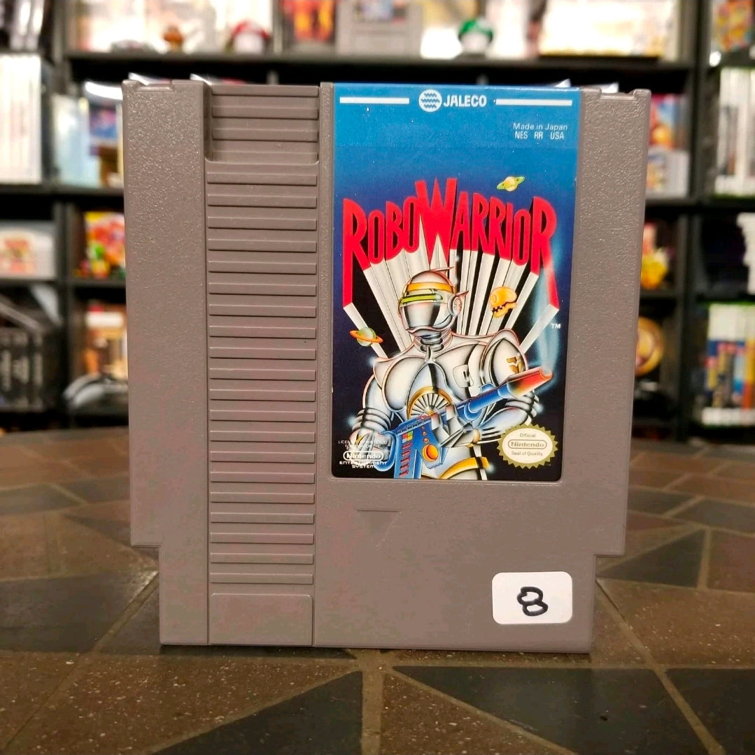 RoboWarrior (Nintendo NES, 1988) Authentic, Cleaned & Tested! - Nice Shape!