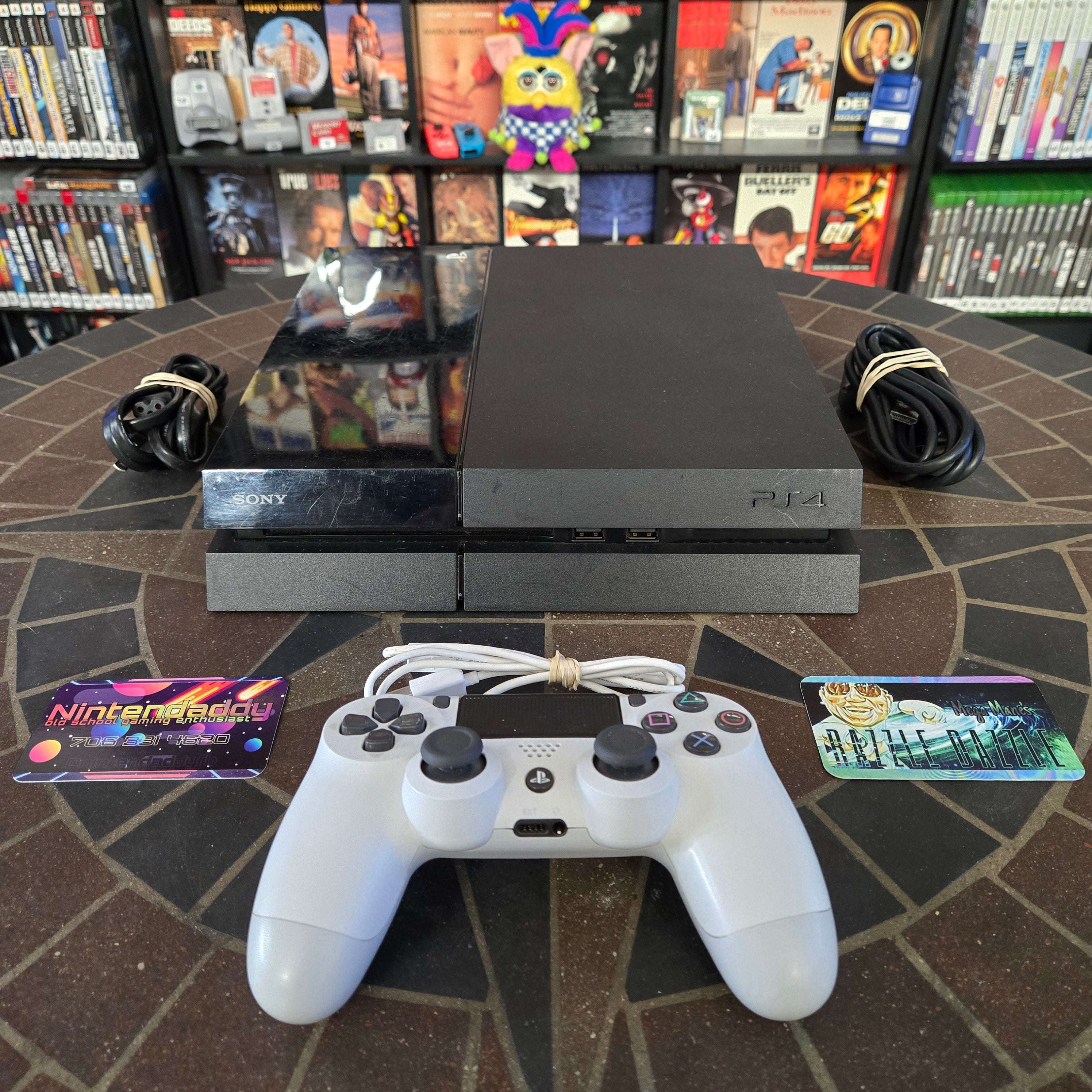 Sony PlayStation 4 PS4 Console 500GB CUH1001A, Controller & Cords TESTED & RESET