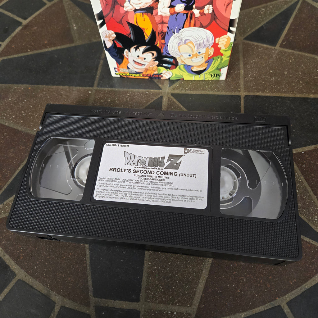 Dragon Ball Z: The Movie - Broly: Second Coming (VHS, 2005, Uncut) Nice Shape!