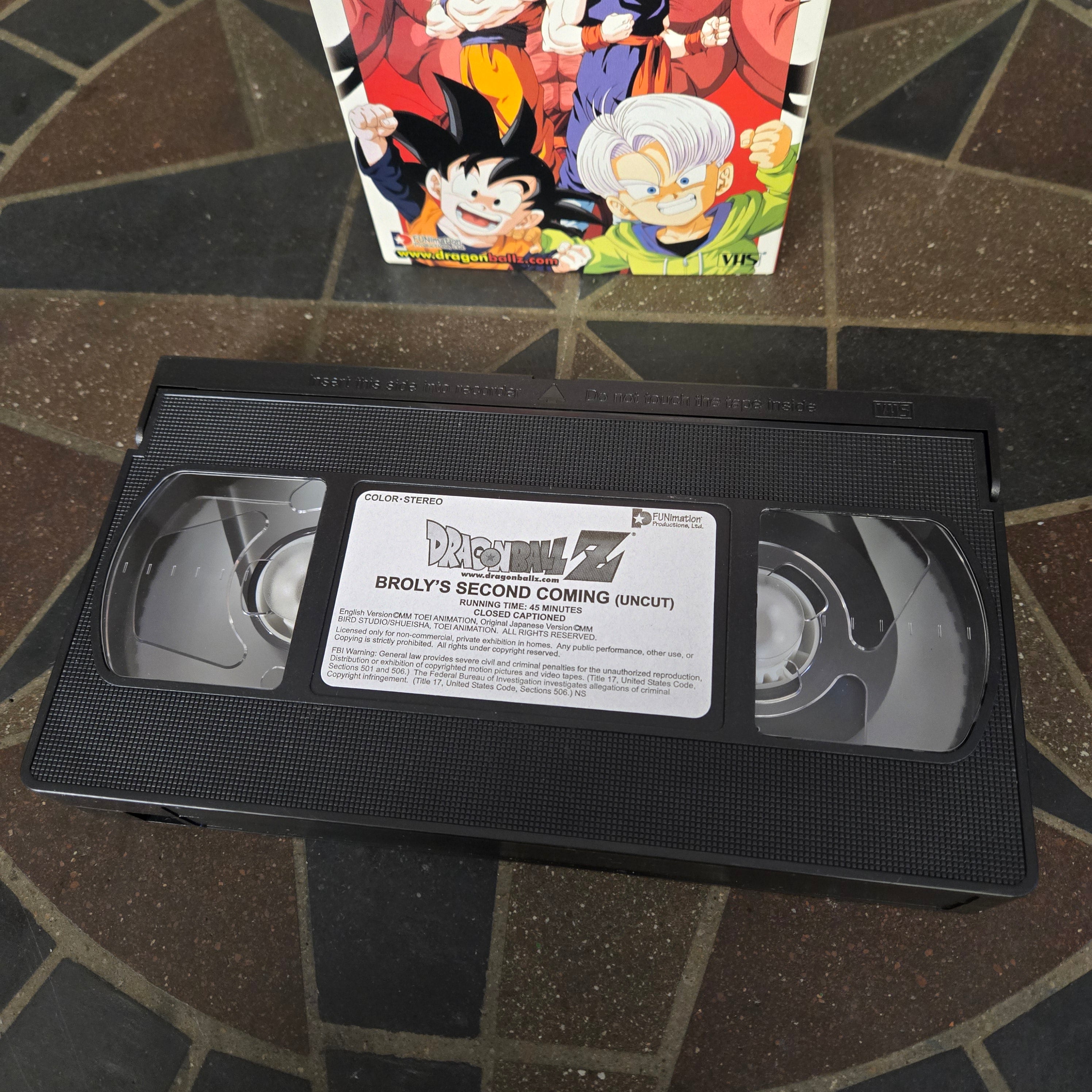 Dragon Ball Z: The Movie - Broly: Second Coming (VHS, 2005, Uncut) Nice Shape!