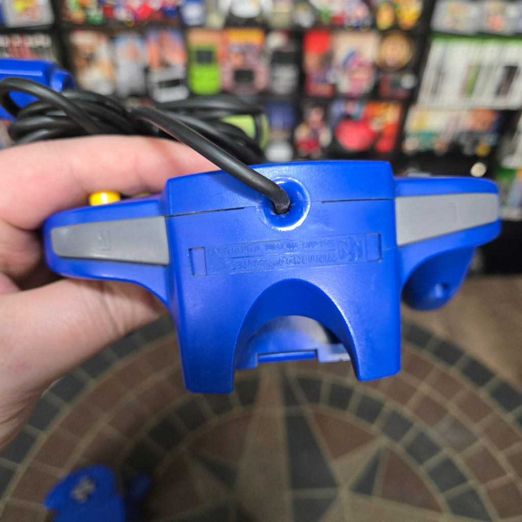 Nintendo 64 N64 (NUS-005) Controller - Original Blue Authentic w/ OG Good Stick