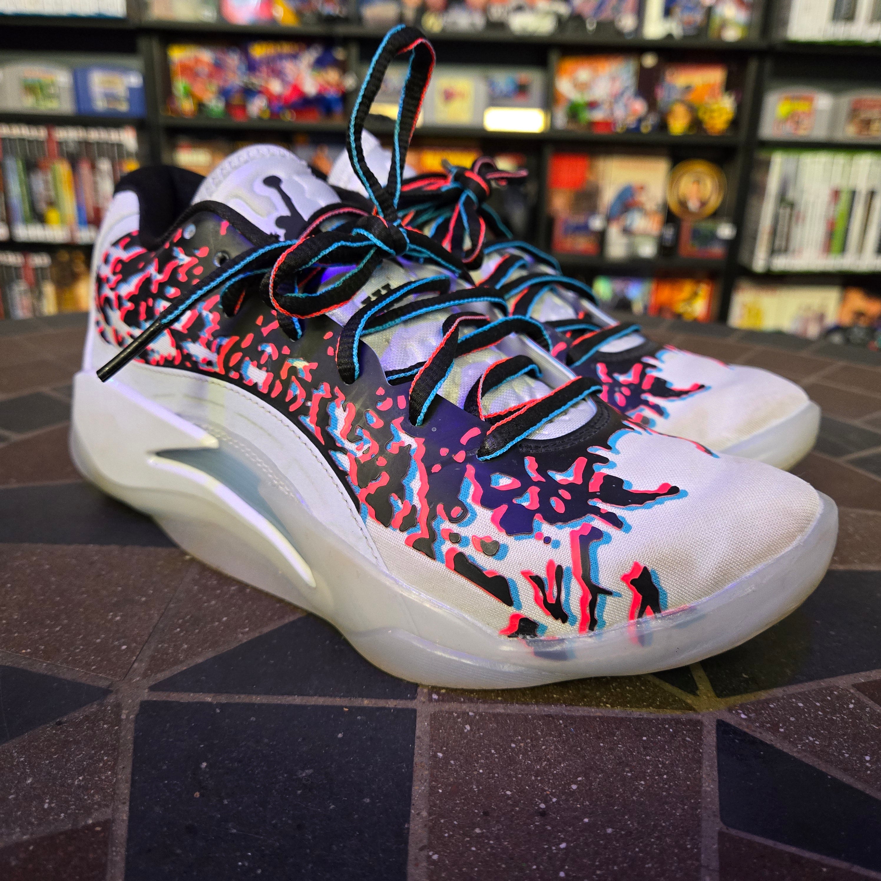 Nike Boys Air Jordan Zion 3 NRG FZ4792-060 White Basketball Shoes Sneakers Sz 4Y