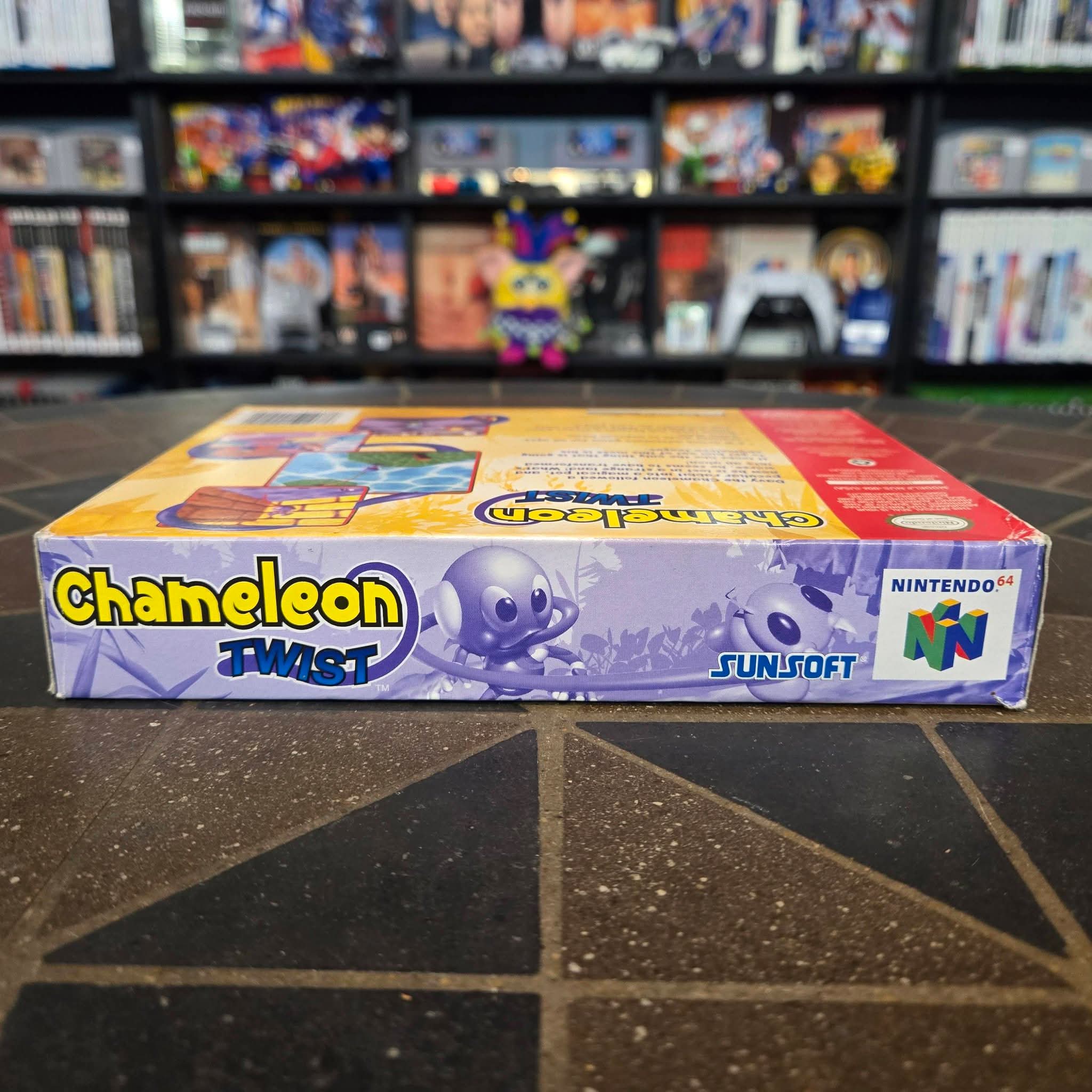 Chameleon Twist N64 Complete CIB Box Manual Authentic Nintendo 64 🦎