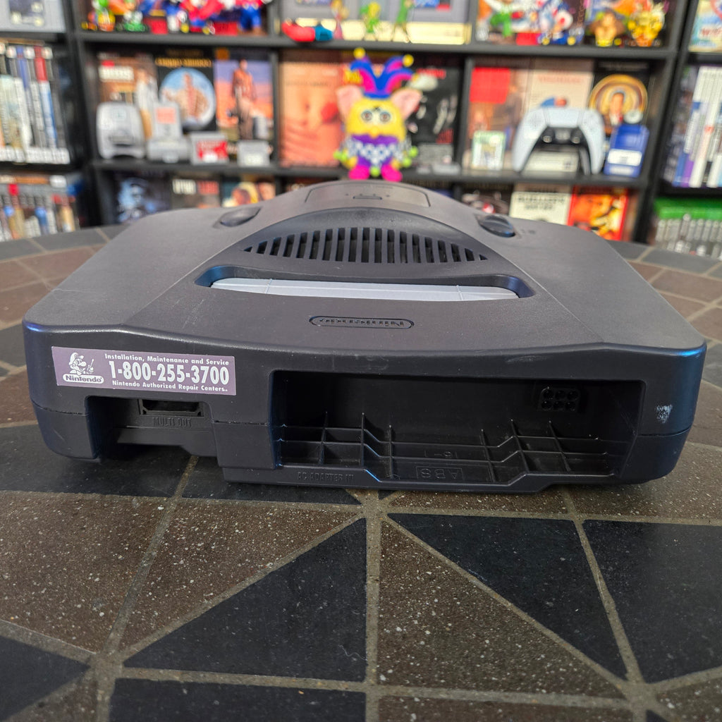 Nintendo 64 N64 Console, Official Controller, Jumper Pak & Cords CLEANED TESTED