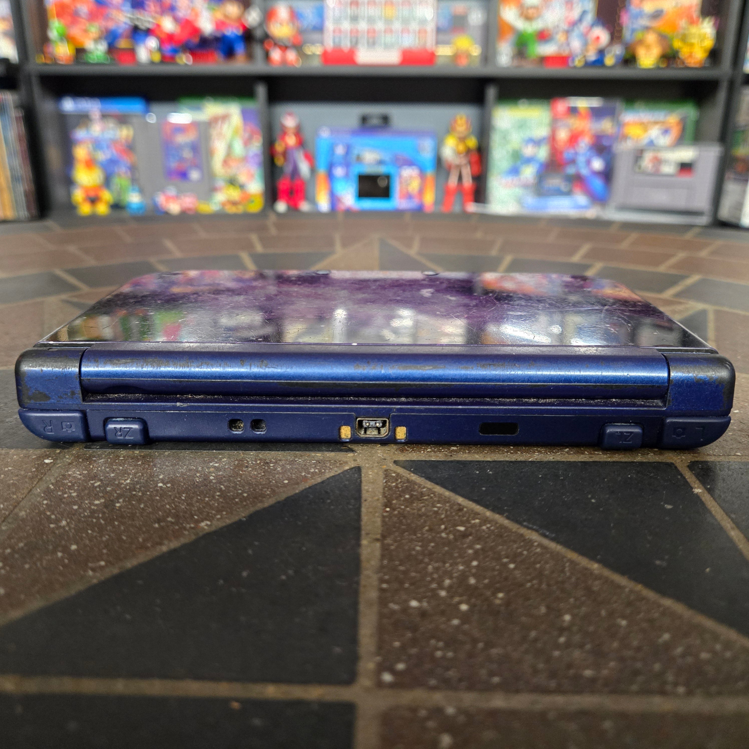 Nintendo "New" 3DS XL Galaxy 4GB Handheld Console Cleaned & Tested - Rough Shape