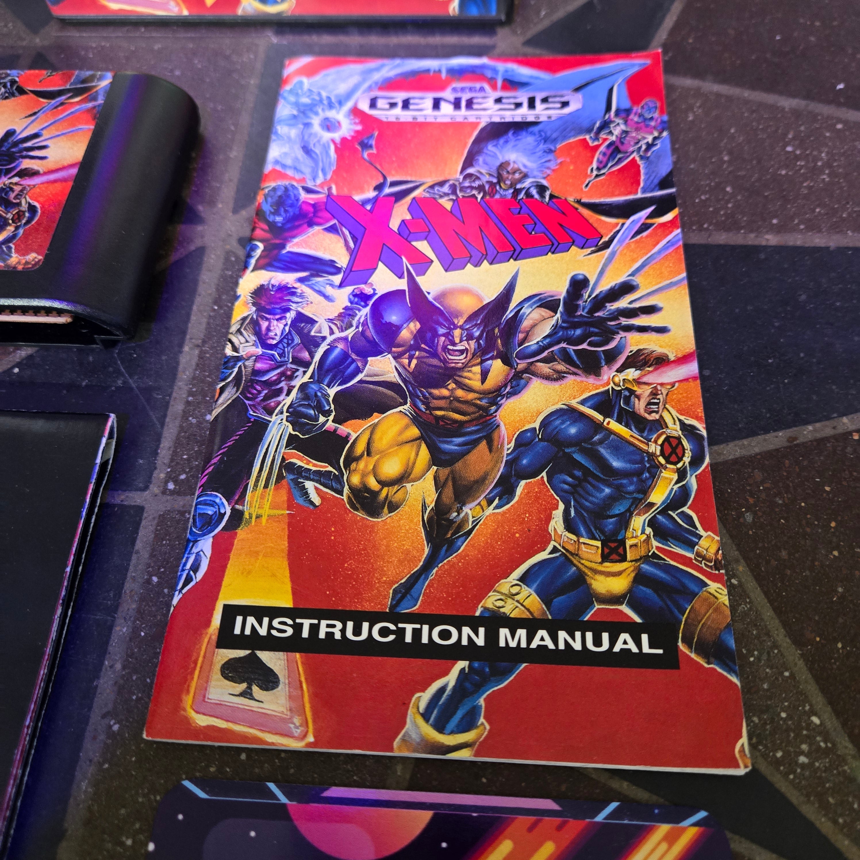 X-Men (Sega Genesis, 1993) Complete CIB w/ Poster - VERY NICE SHAPE!