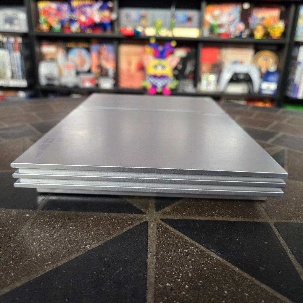 Sony PlayStation 2 PS2 Slim Silver Console SCPH-77001, Mem, Controller & Cords!