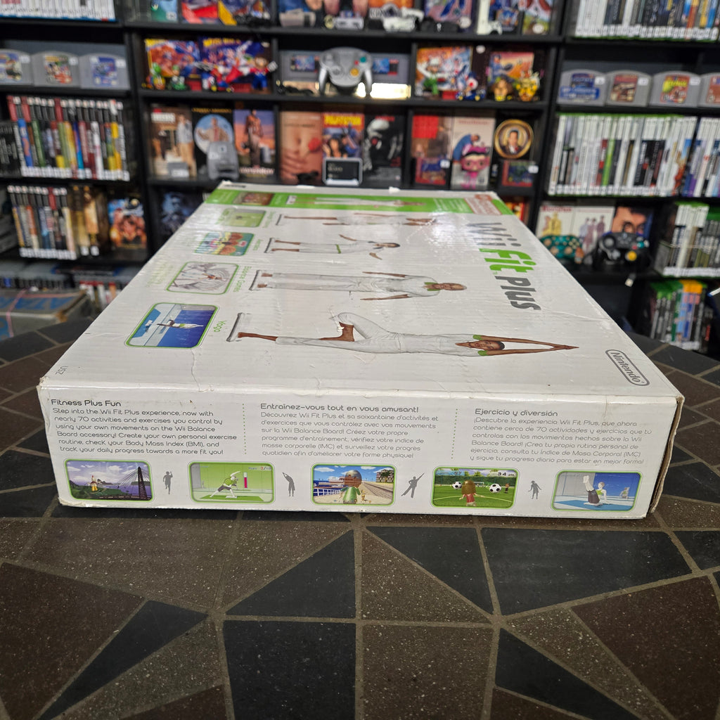 Nintendo Wii Fit & Plus Games w/ Balance Board Complete w/ Box - Tested Working!