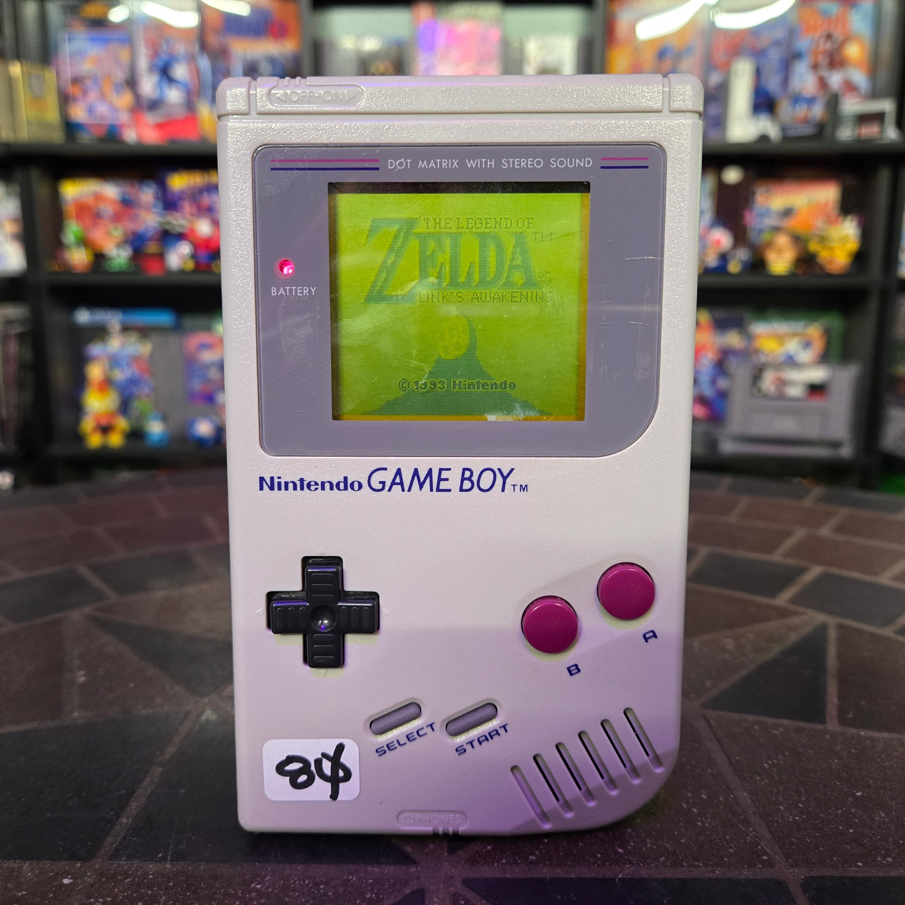 Nintendo Game Boy Launch Edition Handheld System - Gray - Tested Working 100%!